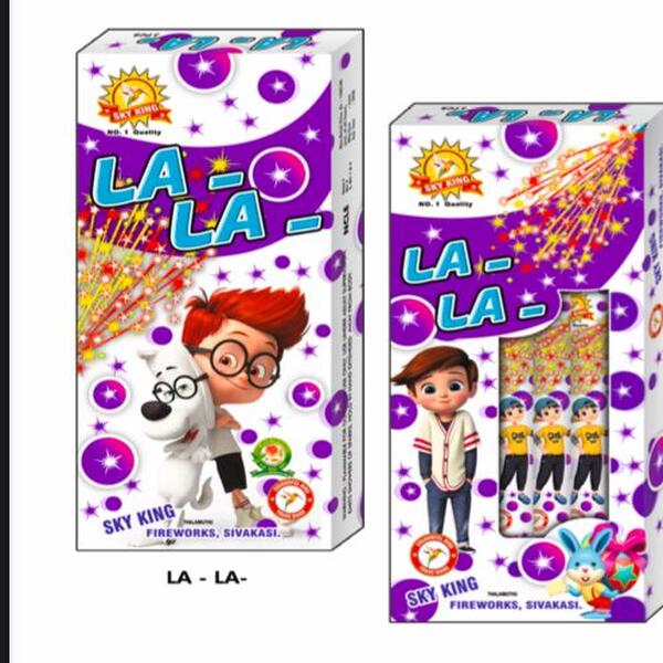 LA - LA MEGA CRACKLING CANDLE