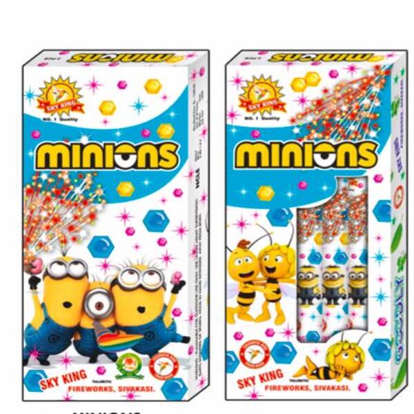 MINIONS MEGA CRACKLING CANDLE